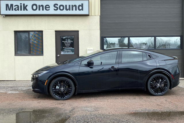 2026 Toyota Prius with computer-cut premium automotive window tint in North Bay